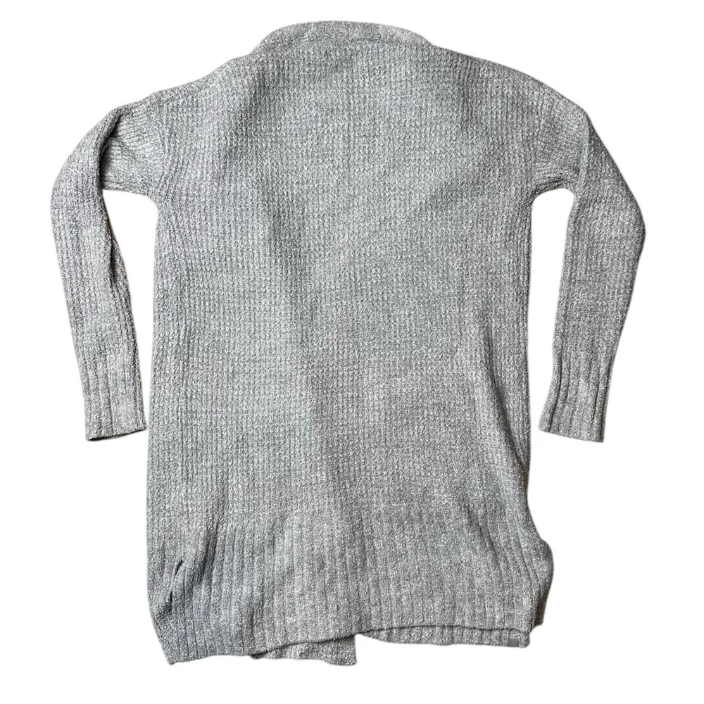 Barefoot Dreams CozyChic Lite Long Weekend Cardigan Waffle Knit Size XS - Picture 5 of 9